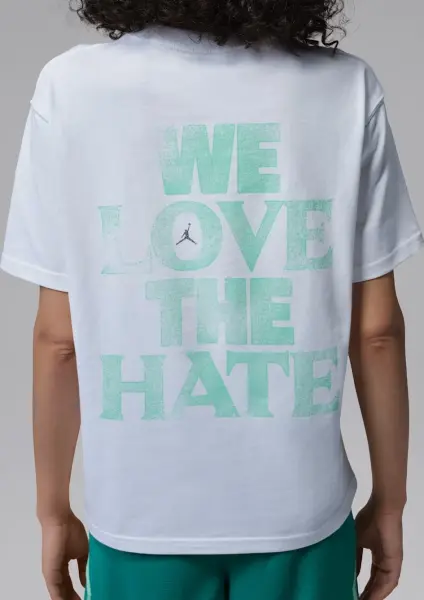Футболка женская Nike JORDAN SPORT DRI-FIT бело-зеленая IF2221-101