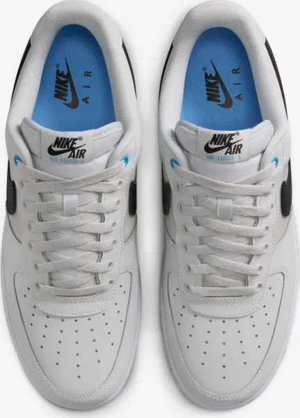 Кросівки Nike AIR FORCE 1'07 LV8 біло-чорно-блакитні IH4462-001