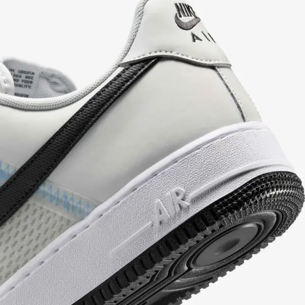 Кросівки Nike AIR FORCE 1'07 LV8 біло-чорно-блакитні IH4462-001