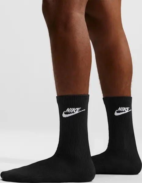 Носки Nike EVERYDAY ELEVATED CREW черные (3 пары) IH8522-902