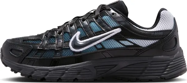 Кроссовки подростковые Nike P-6000 (GS) черно-бело-голубые IO9922-003