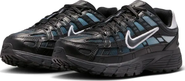 Кроссовки подростковые Nike P-6000 (GS) черно-бело-голубые IO9922-003