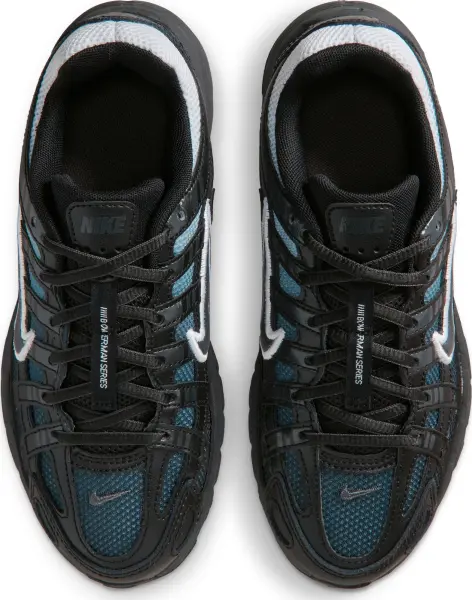 Кроссовки подростковые Nike P-6000 (GS) черно-бело-голубые IO9922-003