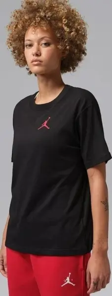 Футболка женская Nike JORDAN JUMPMAN черно-красная IR0389-010