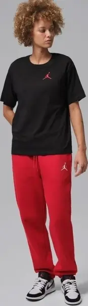 Футболка женская Nike JORDAN JUMPMAN черно-красная IR0389-010