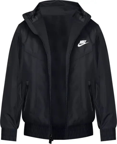 Ветровка подростковая Nike SPORTSWEAR WINDRUNNER REPEL черная FZ5516-010