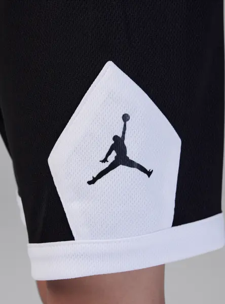 Комплект летний детский Nike JORDAN HOOP STYLES бело-черный 75C998-G0T