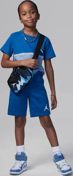 Комплект літній дитячий Nike JORDAN JUMPMAN синьо-блакитний 85D001-U1R