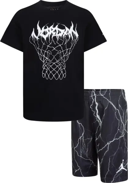 Комплект літній дитячий Nike JORDAN чорний 85C996-023