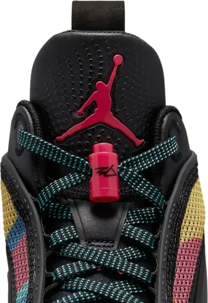 Кросівки баскетбольні Nike AIR JORDAN XXXVI LOW чорно-червоно-зелені DH0833-063