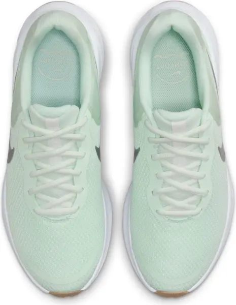 Кроссовки беговые женские Nike REVOLUTION 7 светло-зелено-серебряные FB2208-303