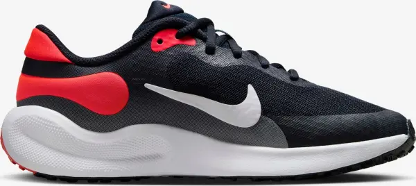 Кроссовки беговые подростковые Nike REVOLUTION 7 (GS) темно-сине-красные FB7689-400