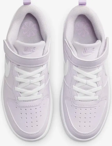 Кросівки дитячі Nike COURT BOROUGH LOW RECRAFT (PS) бузково-білі DV5457-500