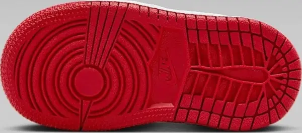 Кроссовки детские Nike JORDAN 1 MID (TD) красно-черно-белые DQ8425-061