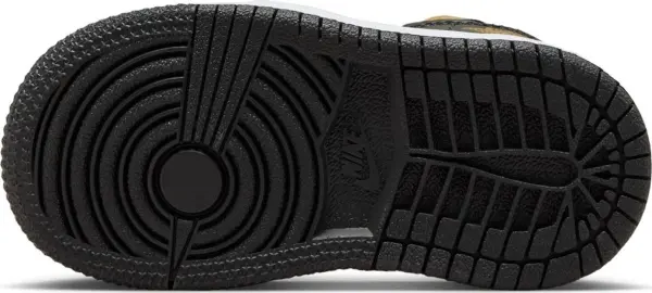 Кросівки дитячі Nike JORDAN 1 MID (TD) чорно-золоті DQ8425-071