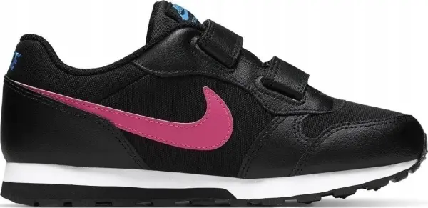 Кроссовки детские Nike MD RUNNER 2 (PSV) черно-розовые 807317-020