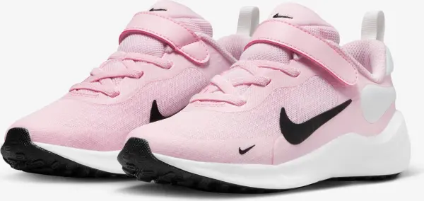 Кросівки дитячі Nike REVOLUTION 7 (PSV) рожево-білі FB7690-600
