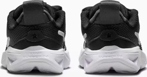 Кроссовки детские Nike STAR RUNNER 4 NN (TD) черно-белые DX7616-001