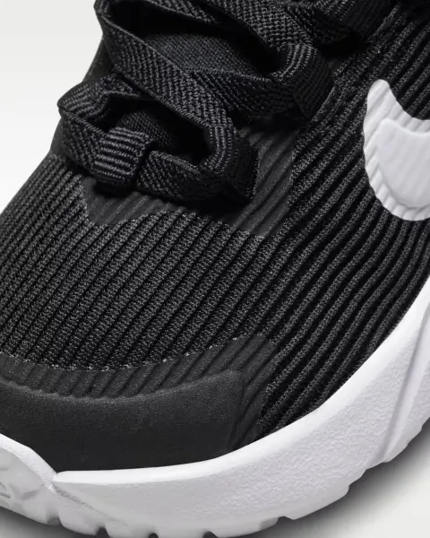 Кроссовки детские Nike STAR RUNNER 4 NN (TD) черно-белые DX7616-001