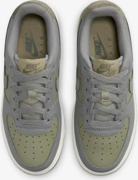 Кросівки підліткові Nike AIR FORCE 1 LV8 (GS) оливково-сірі FQ6948-001