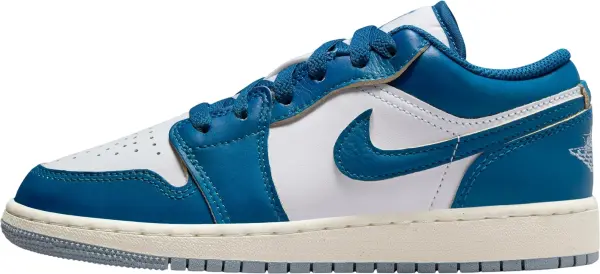 Кросівки підліткові Nike AIR JORDAN 1 LOW SE (GS) синьо-білі FN9137-141