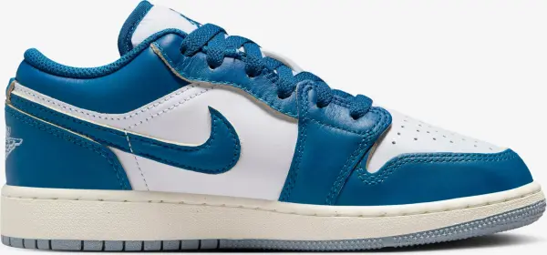 Кросівки підліткові Nike AIR JORDAN 1 LOW SE (GS) синьо-білі FN9137-141