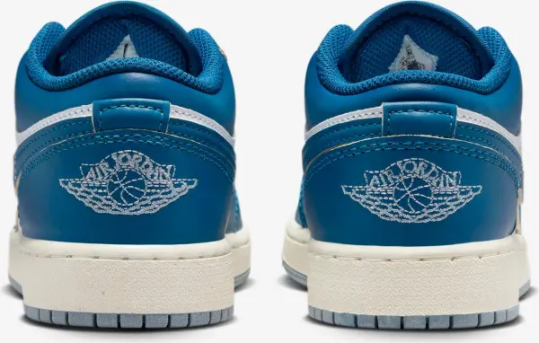 Кросівки підліткові Nike AIR JORDAN 1 LOW SE (GS) синьо-білі FN9137-141