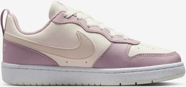 Кроссовки подростковые Nike COURT BOROUGH LOW RECRAFT (GS) бежево-светло-розовые DV5456-129