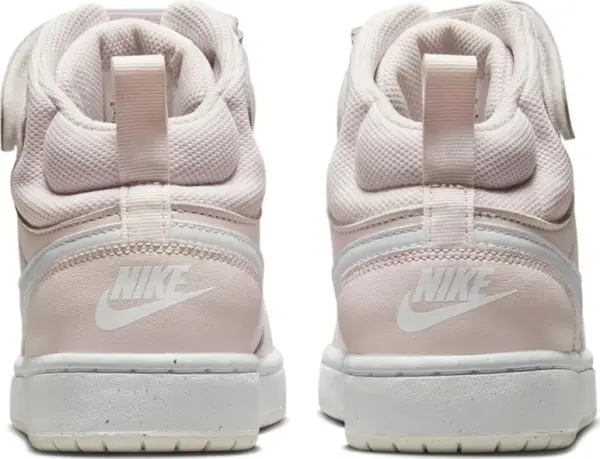 Кросівки підліткові Nike COURT BOROUGH MID 2 (GS) світло-рожево-білі CD7782-601