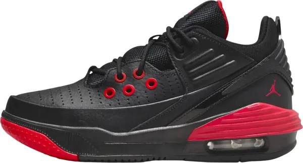 Кросівки підліткові Nike JORDAN MAX AURA 5 (GS) чорно-червоні DZ4352-006