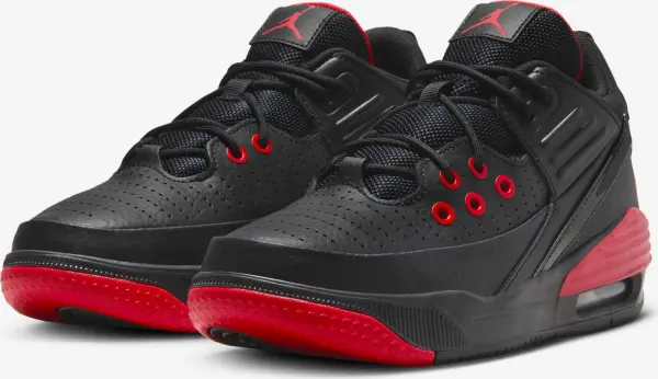 Кросівки підліткові Nike JORDAN MAX AURA 5 (GS) чорно-червоні DZ4352-006
