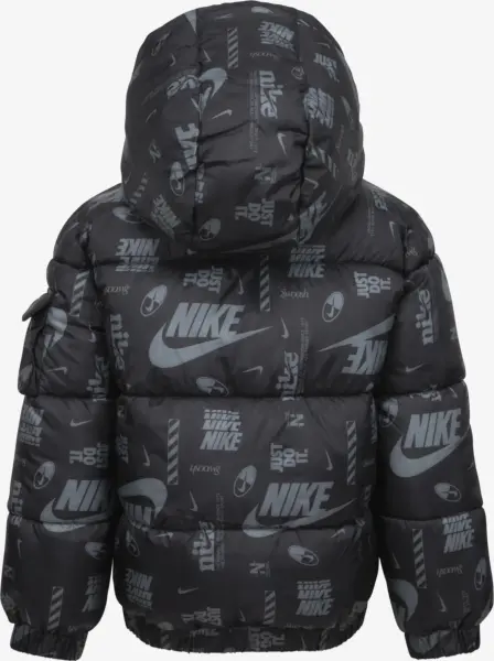 Куртка детская Nike DNA LOGO PUFFER черно-серая 86M123-023