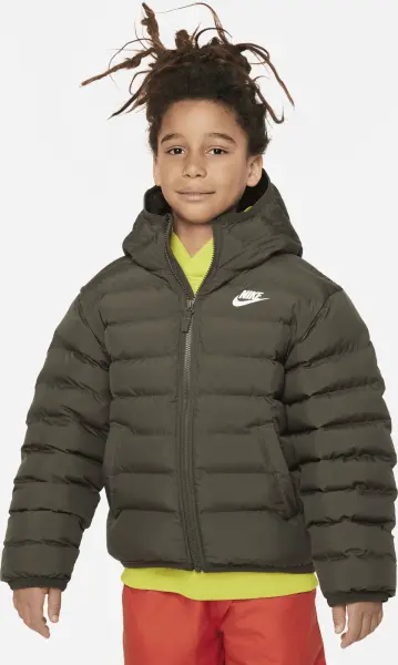 Куртка подростковая Nike SPORTSWEAR LIGHTWEIGHT SYNTHETIC FILL LOOSE HOODED хаки FD2845-325