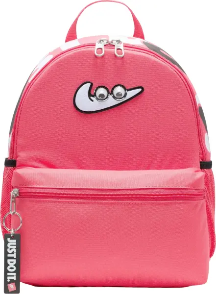 Рюкзак підлітковий Nike BRASILIA JDI MINI BACKPACK SWOOSHY рожево-білий FZ7259-629