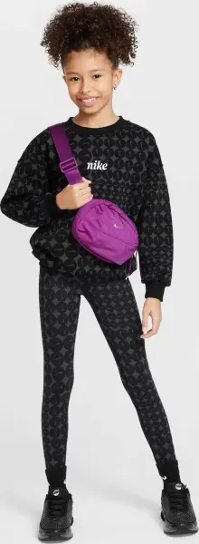 Світшот підлітковий Nike SPORTSWEAR CLUB FLEECE OVERSIZED чорно-темно-сірий HF8209-010