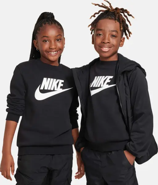 Світшот підлітковий Nike SPORTSWEAR CLUB FLEECE чорний FD2992-010