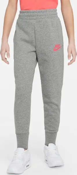 Спортивні штани підліткові Nike SPORTSWEAR CLUB FRENCH TERRY сіро-рожеві DC7211-092