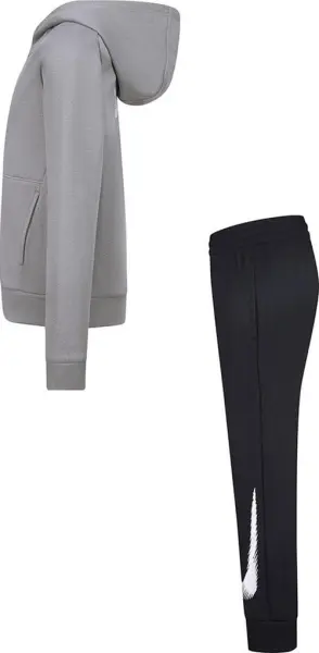 Спортивный костюм детский Nike TECH FLEECE DRI-FIT серо-черный 86L187-023