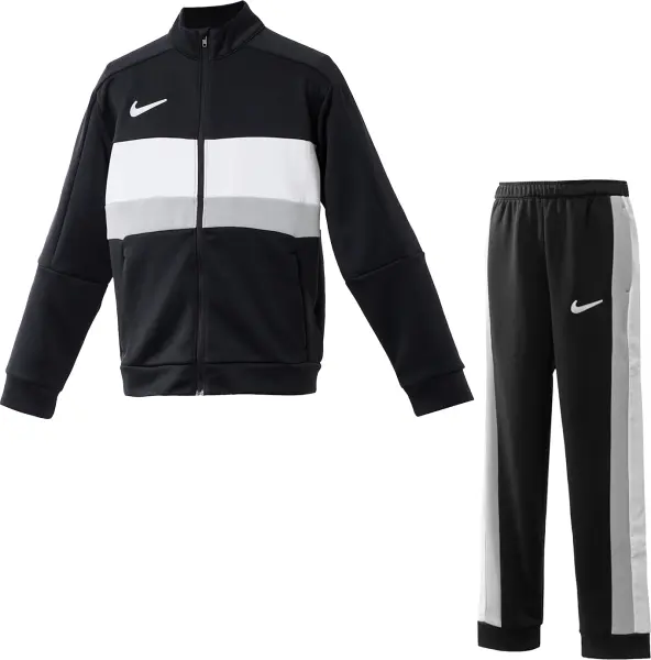 Спортивний костюм підлітковий Nike ACADEMY DRI-FIT чорно-біло-сірий FZ5309-010__FZ5310-010