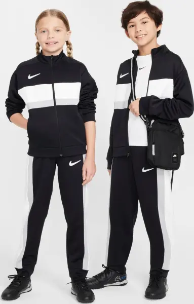 Спортивний костюм підлітковий Nike ACADEMY DRI-FIT чорно-біло-сірий FZ5309-010__FZ5310-010