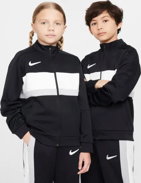 Спортивний костюм підлітковий Nike ACADEMY DRI-FIT чорно-біло-сірий FZ5309-010__FZ5310-010