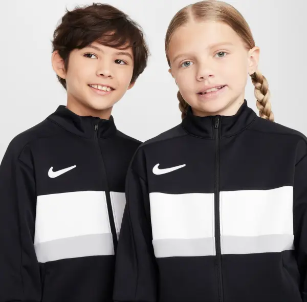 Спортивний костюм підлітковий Nike ACADEMY DRI-FIT чорно-біло-сірий FZ5309-010__FZ5310-010