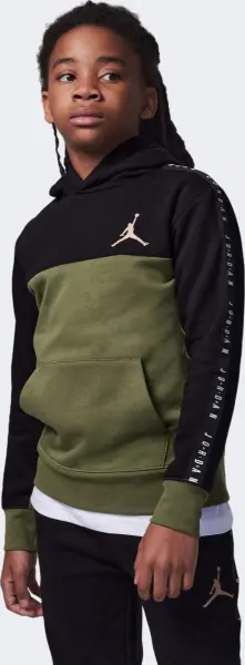 Спортивный костюм подростковый Nike JORDAN FLIGHT SIDELINE FLEECE оливково-черный 95C842-EF9__95C843-023