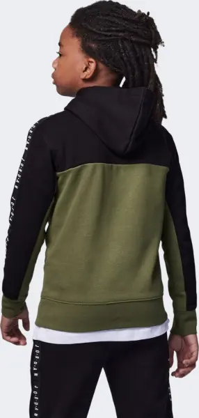 Спортивный костюм подростковый Nike JORDAN FLIGHT SIDELINE FLEECE оливково-черный 95C842-EF9__95C843-023