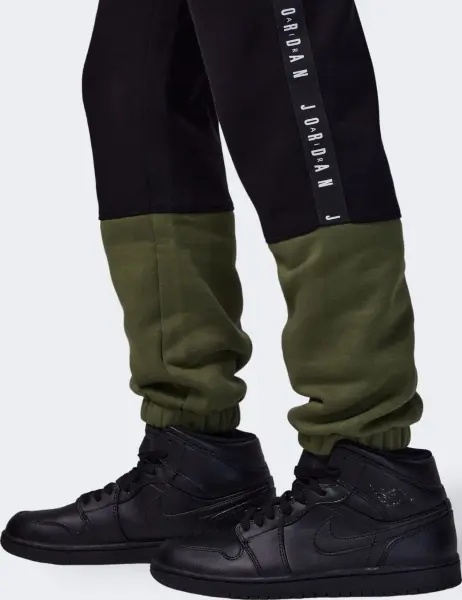 Спортивный костюм подростковый Nike JORDAN FLIGHT SIDELINE FLEECE оливково-черный 95C842-EF9__95C843-023