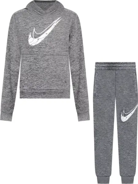 Спортивний костюм підлітковий Nike MULTI STAIN REPEL THERMA-FIT сірий HF4414-010__HF4418-010