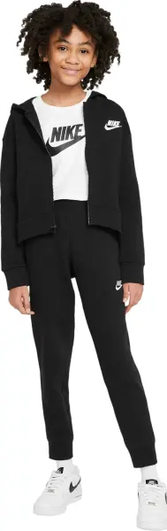 Спортивний костюм підлітковий Nike SPORTSWEAR CLUB FLEECE чорний DC7118-010__DC7207-010