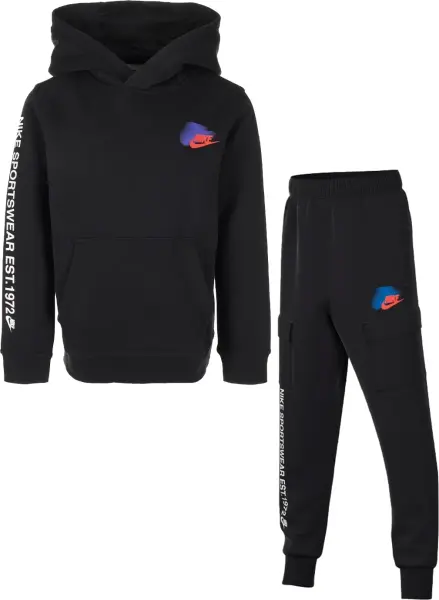 Спортивний костюм підлітковий Nike SPORTSWEAR STANDARD ISSUE чорний HM4339-010__HM4337-010