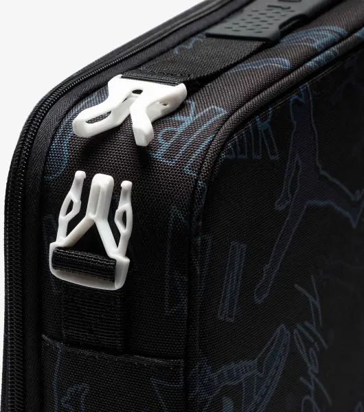 Термосумка для їжі Nike JORDAN FUEL PACK LUNCH BAG 3L ​​чорно-темно-сіро-червона 9A0542-KR5