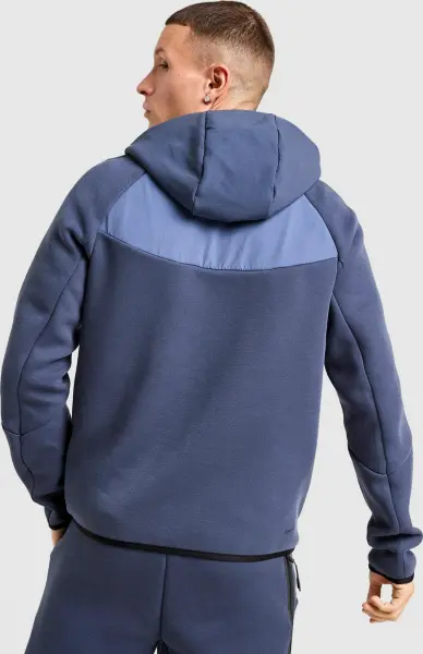 Толстовка Nike TECH FULL-ZIP FLEECE WINDRUNNER темно-синьо-синя IH4302-437